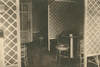 Wnętrze kawiarni i cukierni J. Jantowskiego, zdjęcie z ok. 1915 r. źródło: KC