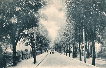 Dawna ul. Morska, zdjęcie z ok. 1900 r. źródło: GK