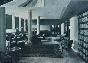 Poczekalnia w Hotelu Kasino - Grand Hotelu, zdjęcie z ok. 1934 r. źródło: BMS PAH