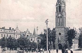 Kościół św. Jerzego na zdjęciu z ok. 1904 r. źródło: KC