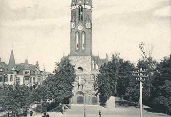 Kościół św. Jerzego na zdjęciu z ok. 1901 r. źródło: KC