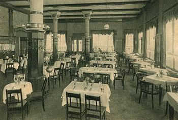 Wnętrze Hotelu Metropol - restauracja winiarnia, zdjęcie z ok. 1930 r. źródło: GK