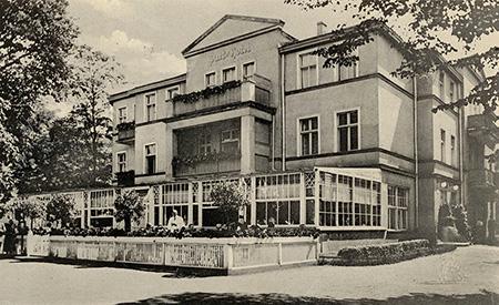 Hotel Parkowy, zdjęcie z ok. 1940 r. źródło: UM