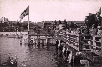 Molo sopockie po trzeciej przebudowie, zdjęcie z 1890 r.  źródło: KC