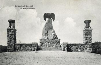 Pomnik żołnierzy, zdjęcie z ok. 1908 r. źródło: KC