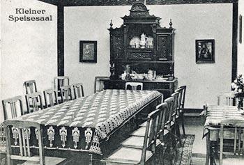 Mała sala do gry w pensjonacie Guenther, zdjęcie z ok. 1910 r. źródło: WS