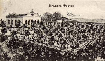 Restauracja na Wzgórzu Piwowara (Brauershohe), zdjęcie z ok. 1900 r. źródło: DS