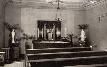 Kaplica w Pałacu, Willi Stawowie, zdjęcie z ok. 1900 r. źródło: TPS