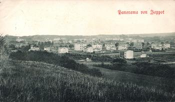 Dolina Owcza, widok na obecną ul. Wybickiego, zdjęcie z ok. 1890 r. źródło: KC