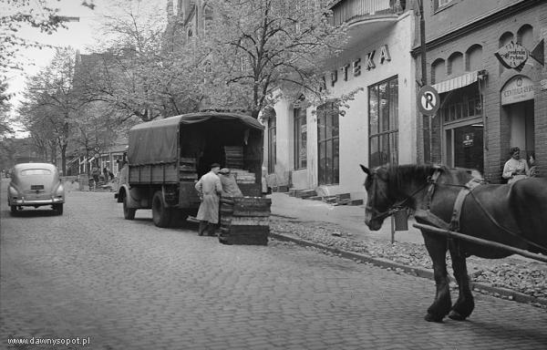 Ul. Bohaterów Monte Cassino połowa lat 50-tych XX w.